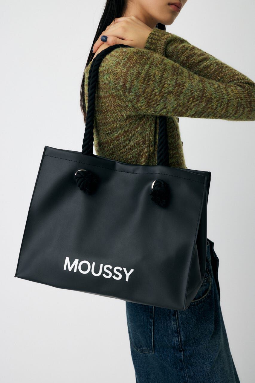 MOUSSY「MOUSSY SOUVENIR フェイクレザーバッグ」|その他|BLK
