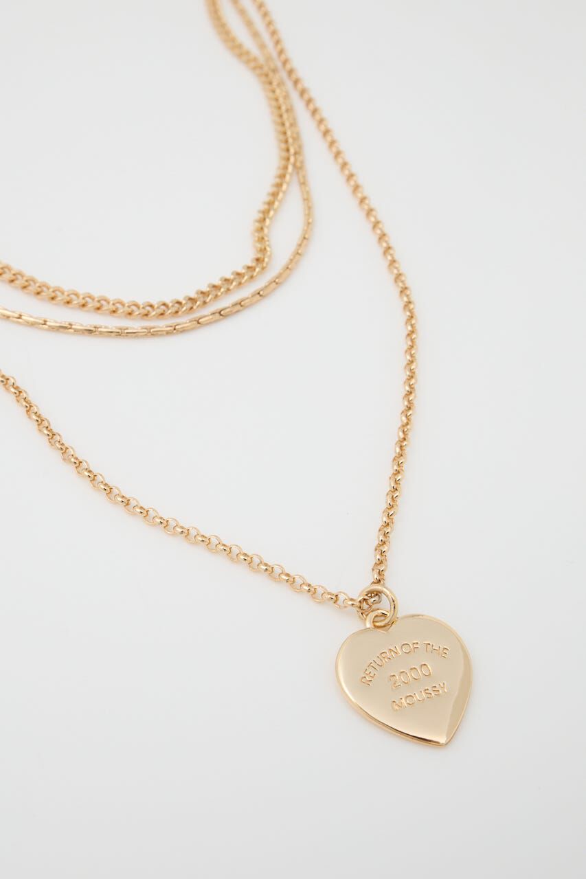 MOUSSY「COIN HEART ネックレスセット」|ネックレス|