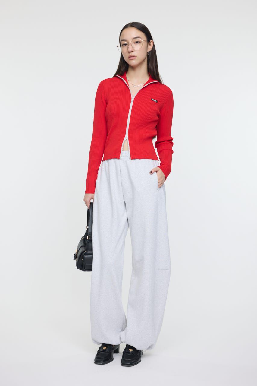 MOUSSY「BI COLOR MIDDLE NECKトップス」|ニット・セーター|