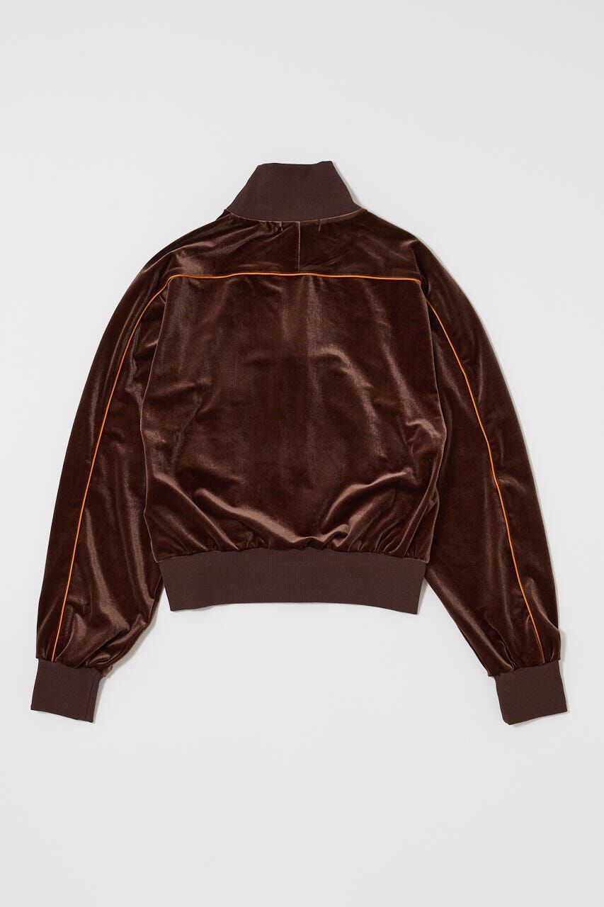 MOUSSY「VELOUR TRACK トップス」|パーカー|