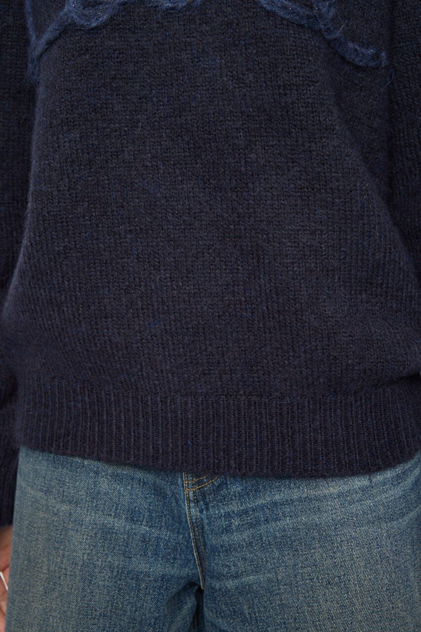 MOUSSY「BACK RIBBON セーター」|ニット・セーター|