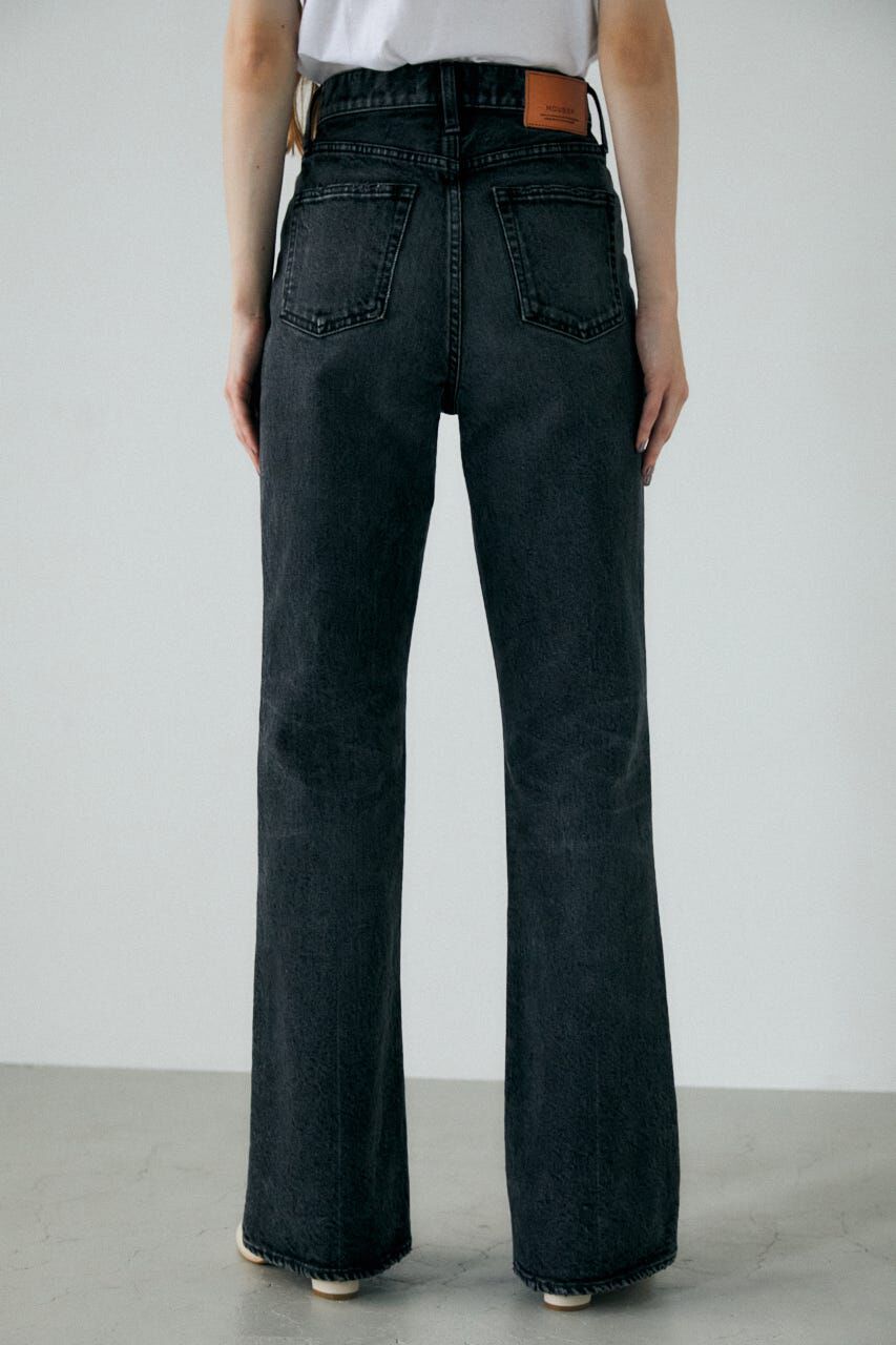 MOUSSY「MVS BLACK FLARE / ロングサイズ」|デニム|