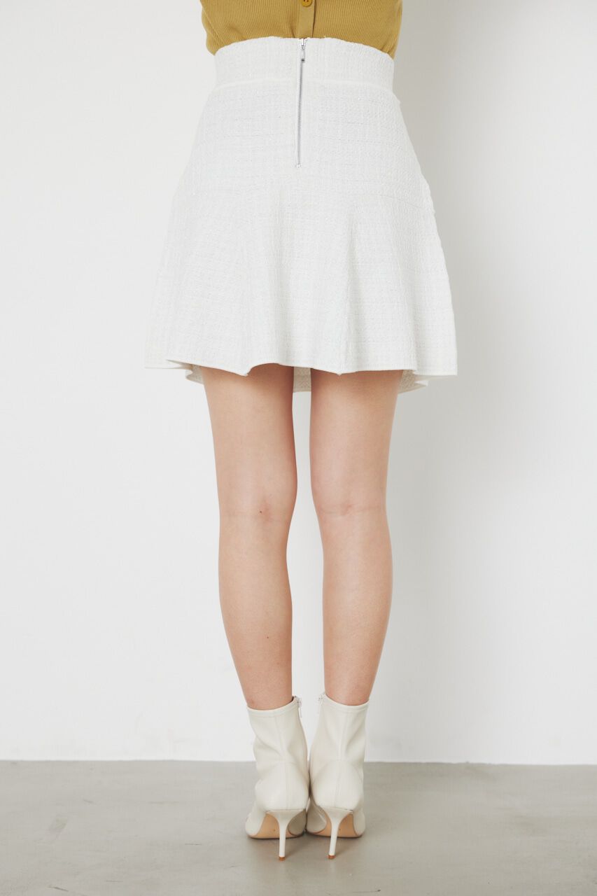 rienda「knitツイードマーメイドHW ミニSK」|スカート|