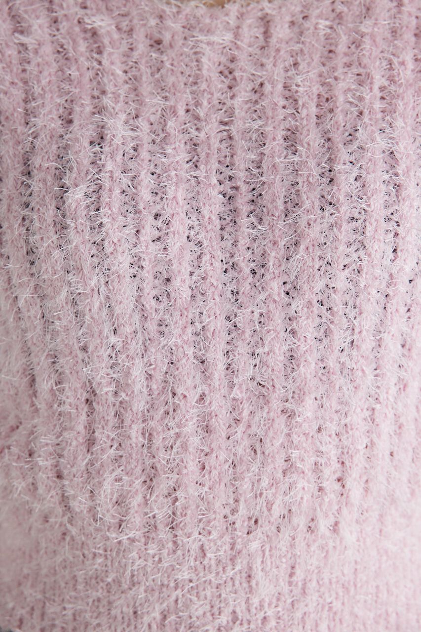 rienda「コンパクトシアーシャギーknitTOP」|ニット・セーター|