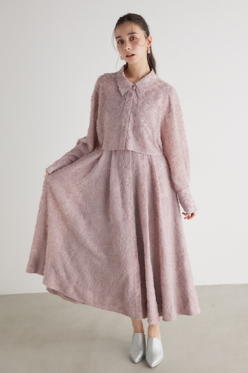 rienda「クロップドSH SETベアOP」|ワンピース|PNK