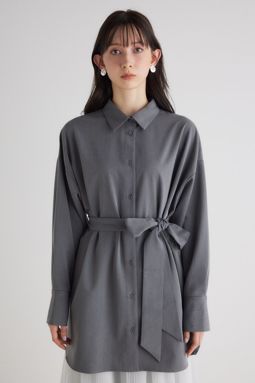 rienda「バックボタンSH TOP」|シャツ・ブラウス|