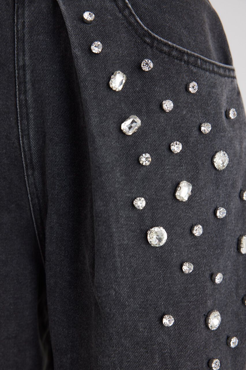 rienda「グラデーションビジュー DENIM J/W PT」|デニム|