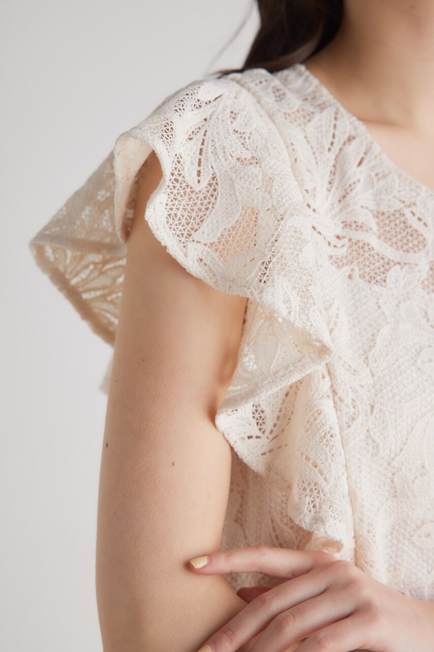 rienda「フリルSLVレースOP」|ワンピース|