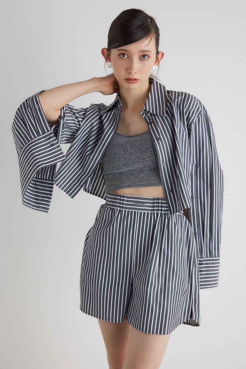 rienda「2WAYショートSH TOP」|シャツ・ブラウス|