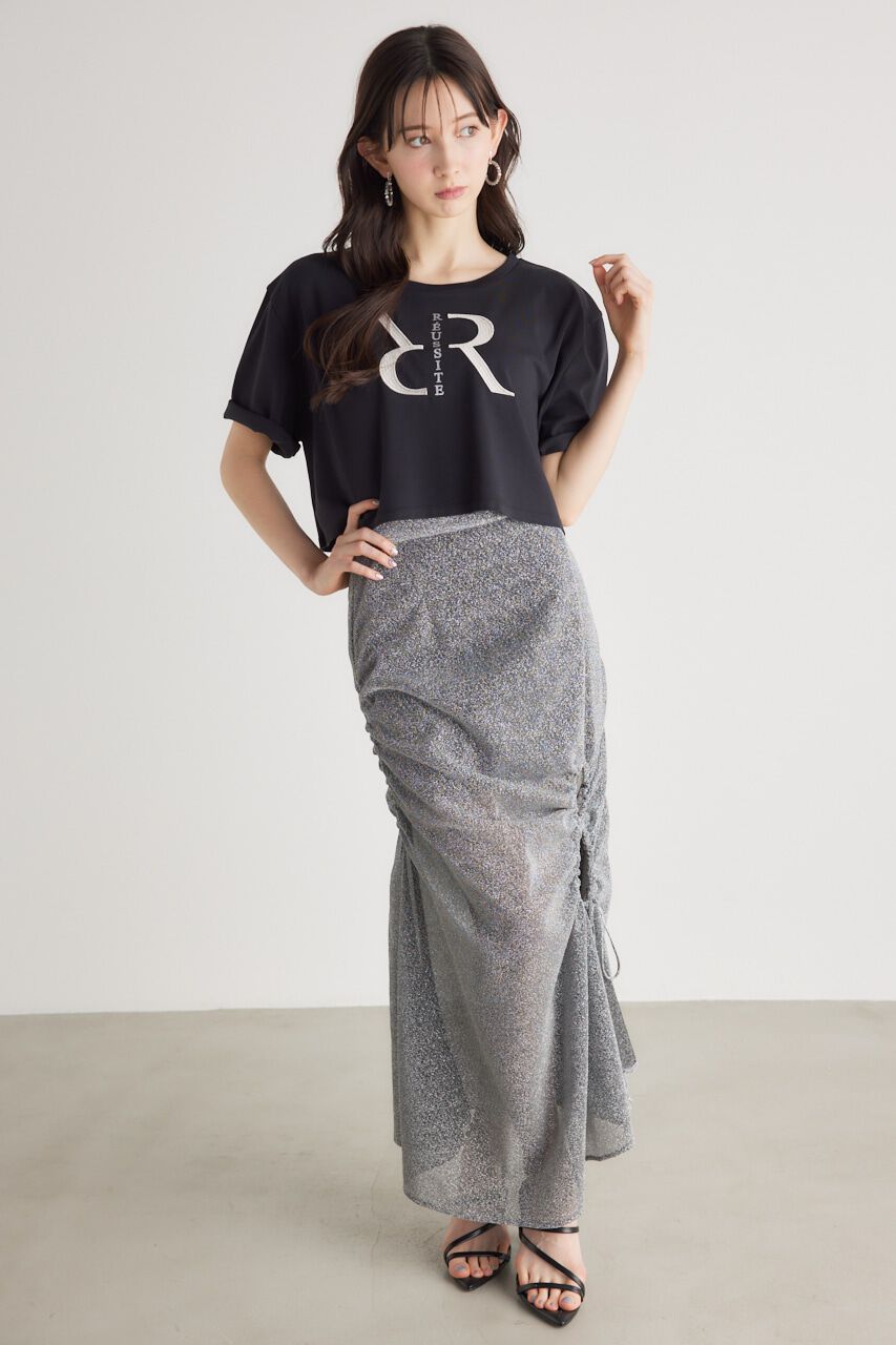 rienda「RグリッターT-SH」|Tシャツ・カットソー|