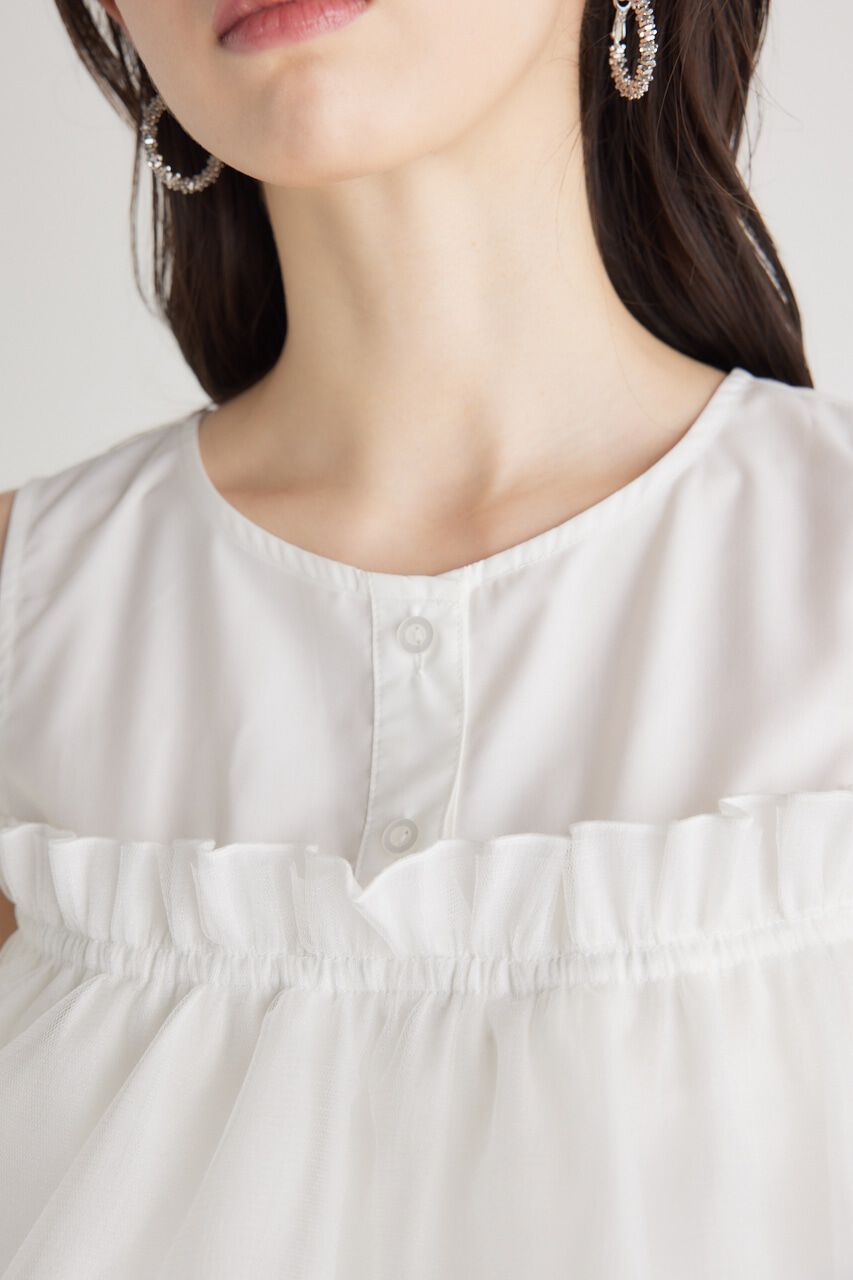 rienda「チュールビスチェコンビ BLS」|シャツ・ブラウス|