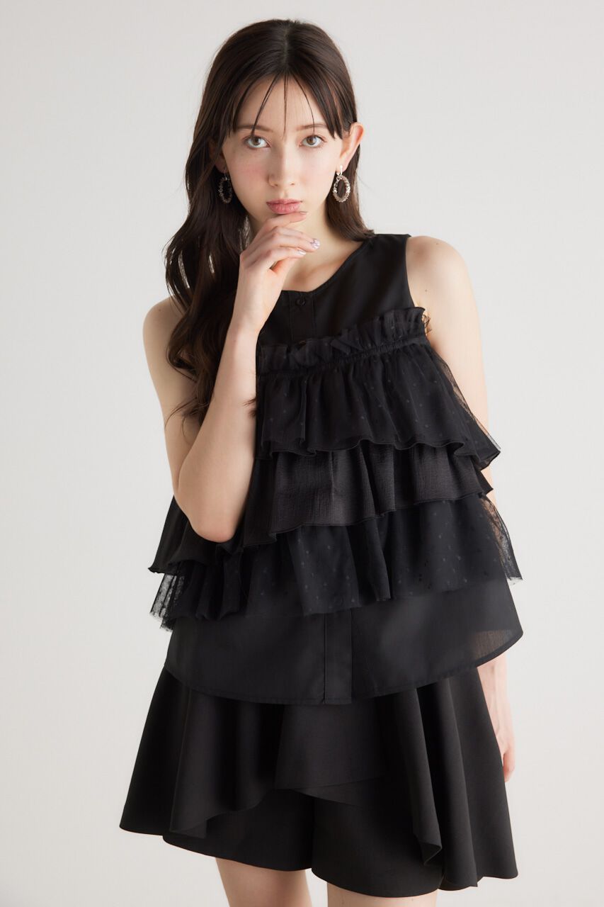 rienda「チュールビスチェコンビ BLS」|シャツ・ブラウス|