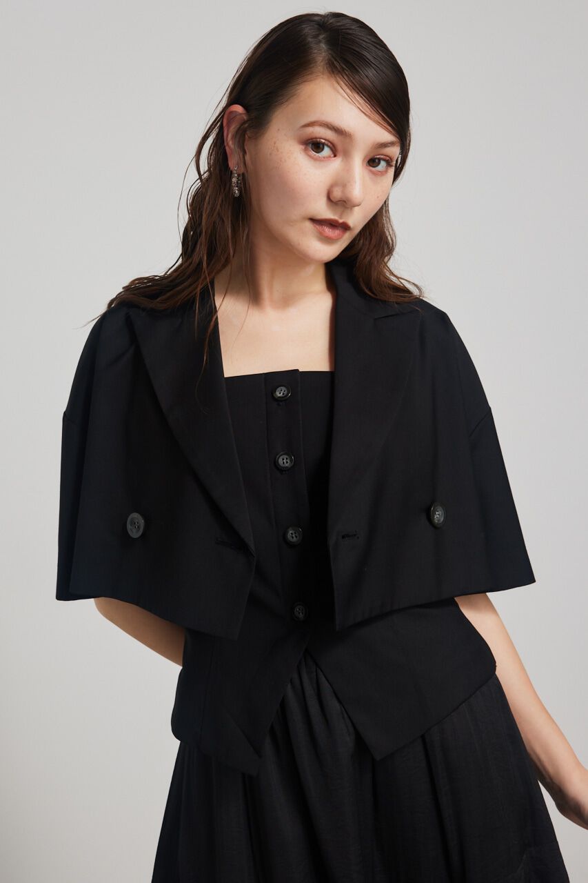 rienda「クロップドハーフSLV JK」|その他|