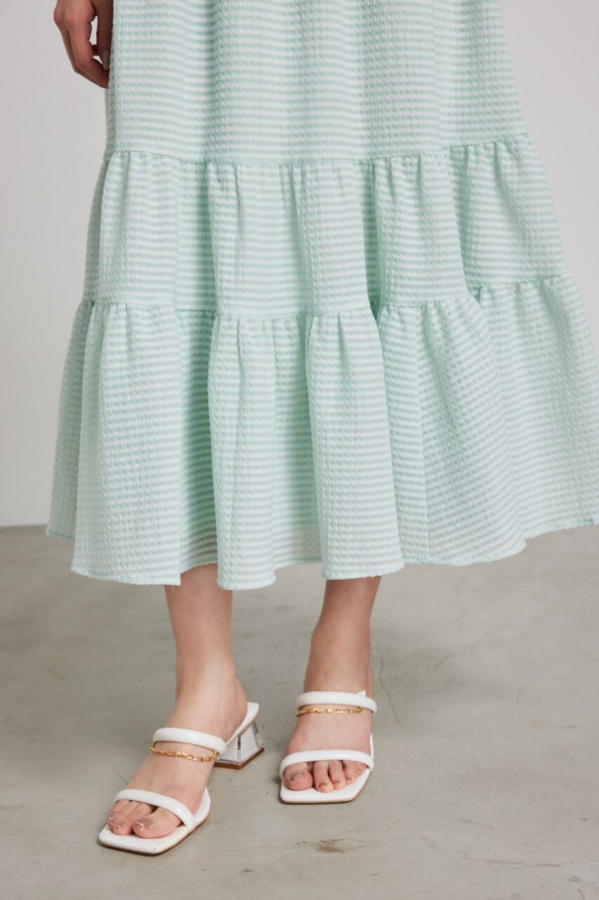 rienda「オフショルダーフリルフレアOP」|ワンピース|