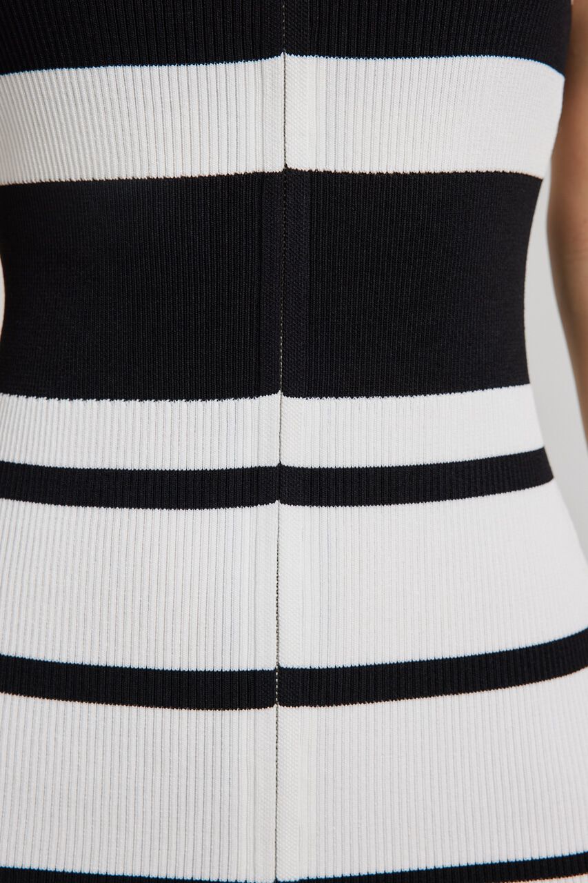 rienda「2WAY ZIPタイト mini knit OP」|ワンピース|