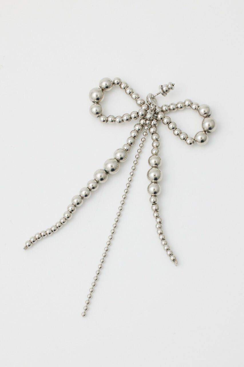 rienda「メタリックリボンピアス」|ピアス|