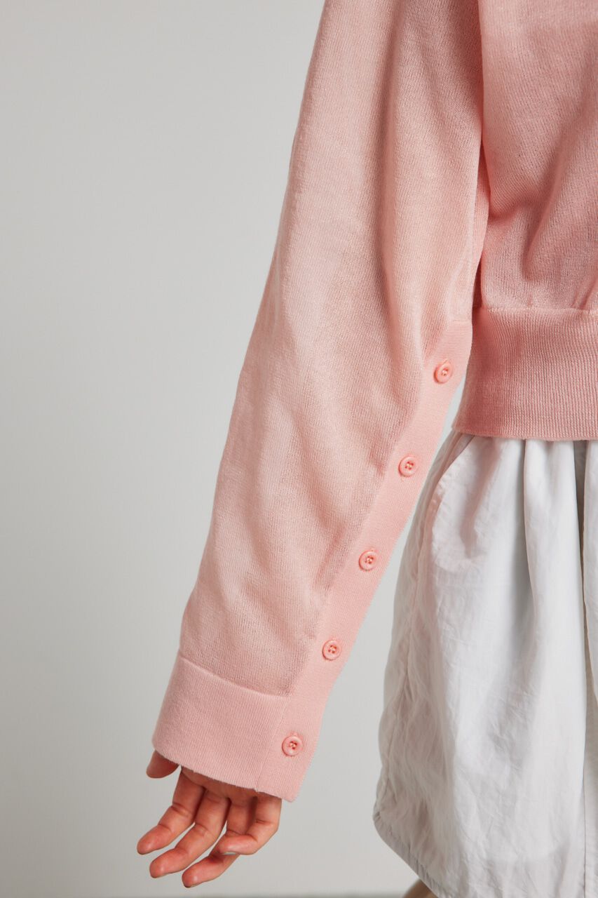 rienda「2wayスリットデザインKnitカーデ」|ニット・セーター|