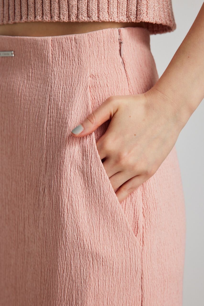 rienda「ビジューヘムJ/WタイトSK」|スカート|