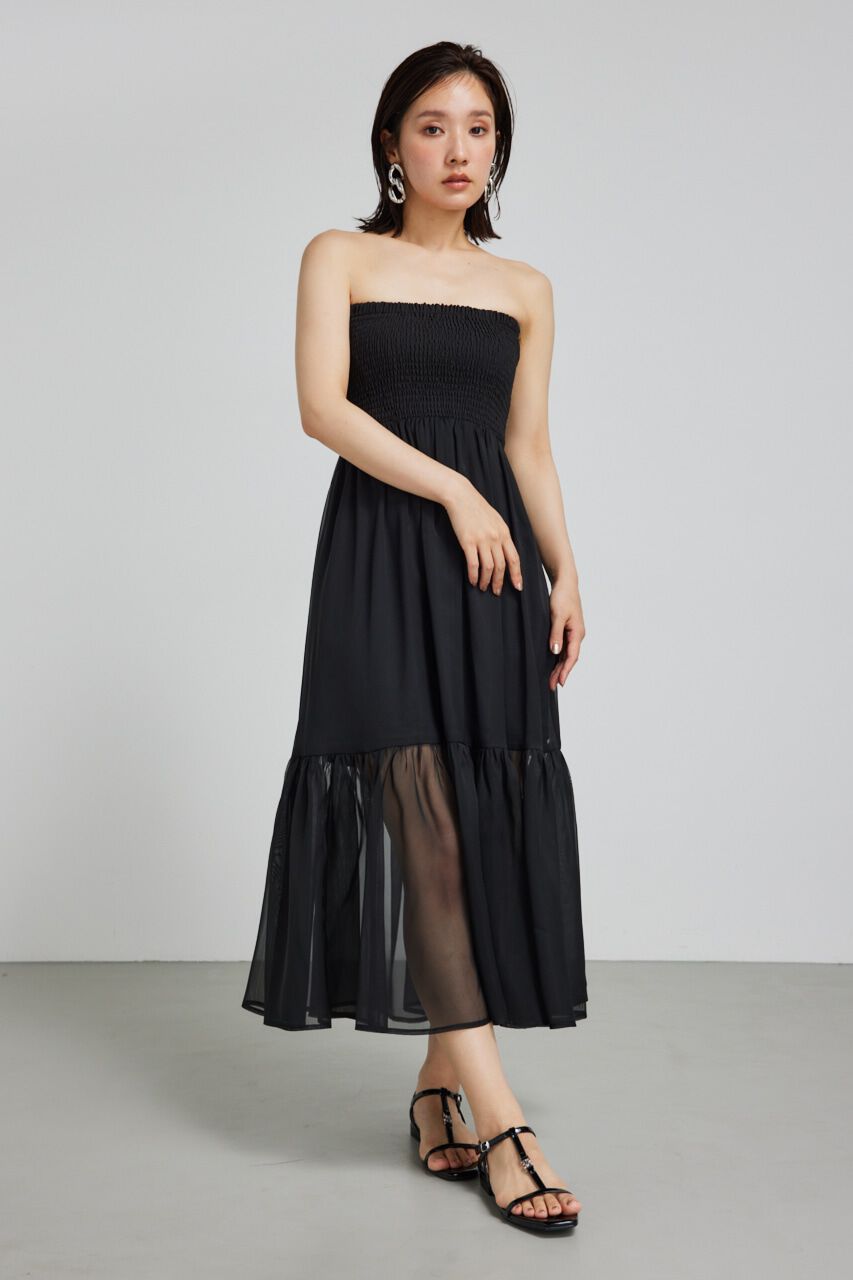 rienda「シャーリングベアシフォンワンピース」|ワンピース|