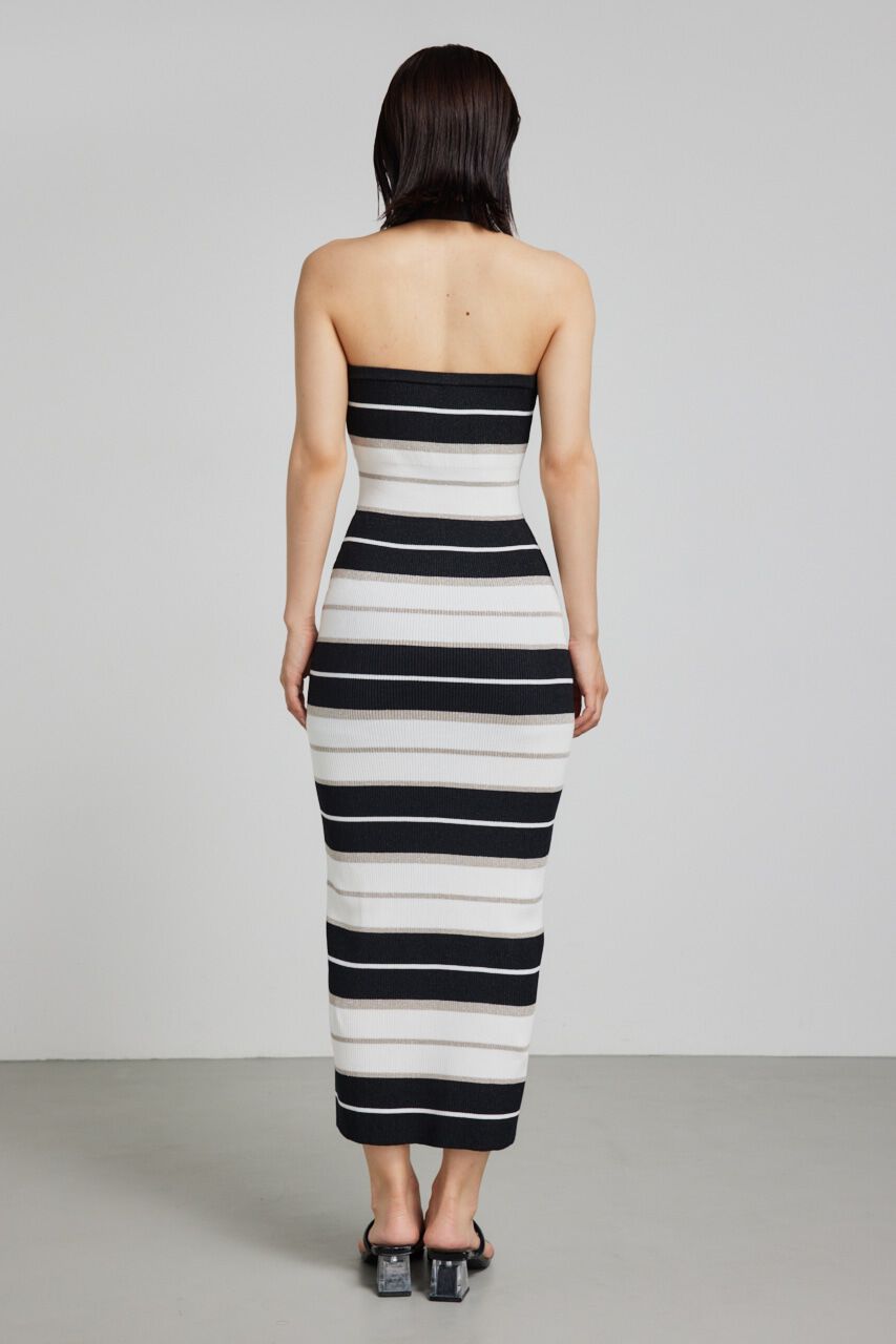 rienda「ホルターネックタイトニットワンピース」|ワンピース|