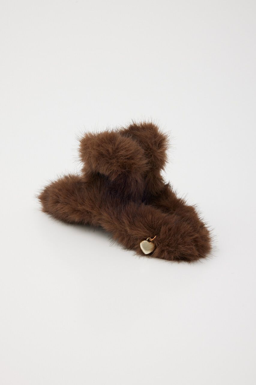 rienda「ショートフェイクファーヘアクリップ」|その他|