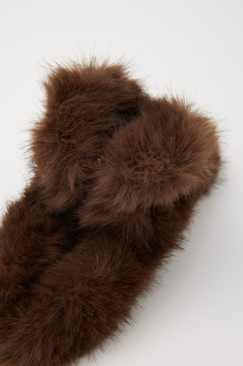 rienda「ショートフェイクファーヘアクリップ」|その他|