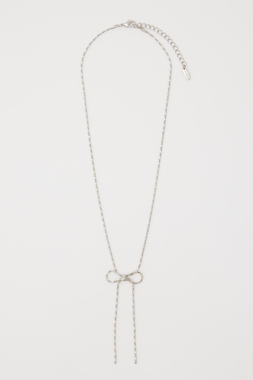 rienda「リボンネックレス」|ネックレス|SLV