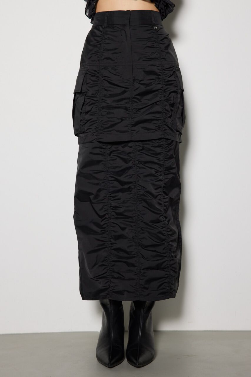 rienda「レイヤードカーゴジャストウエストスカート」|スカート|