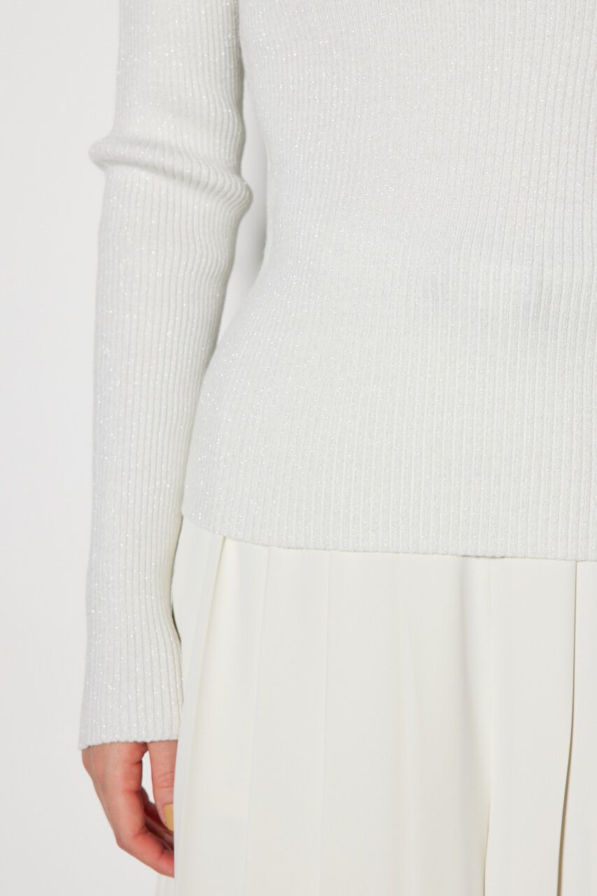 rienda「サムホール付きウォッシャブルハイネック ニット トップス」|ニット・セーター|