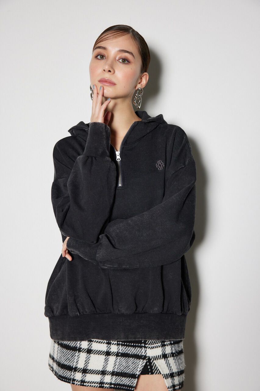 rienda「Bigパーカーロゴスウェットトップス」|Tシャツ・カットソー|