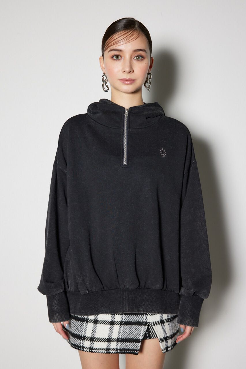 rienda「Bigパーカーロゴスウェットトップス」|Tシャツ・カットソー|