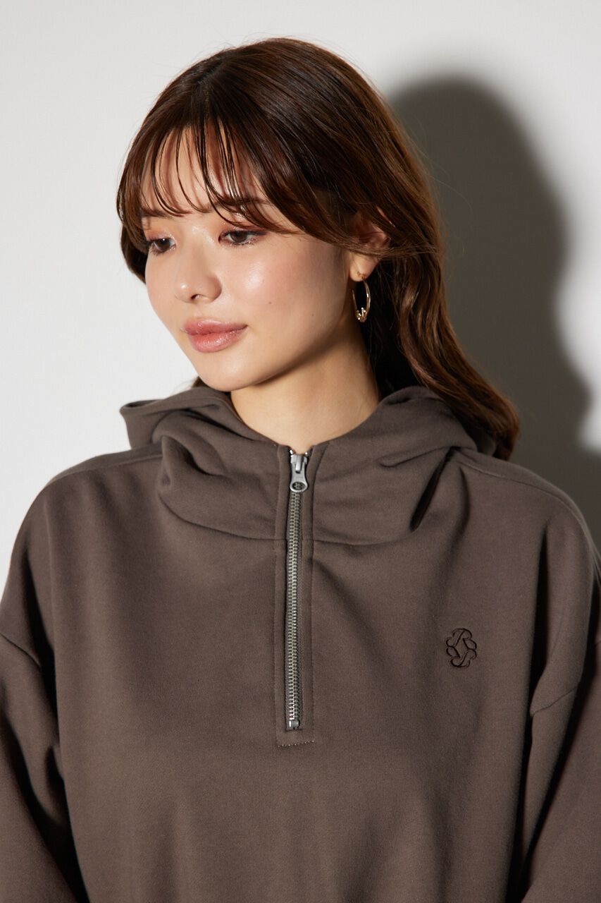 rienda「Bigパーカーロゴスウェットトップス」|Tシャツ・カットソー|