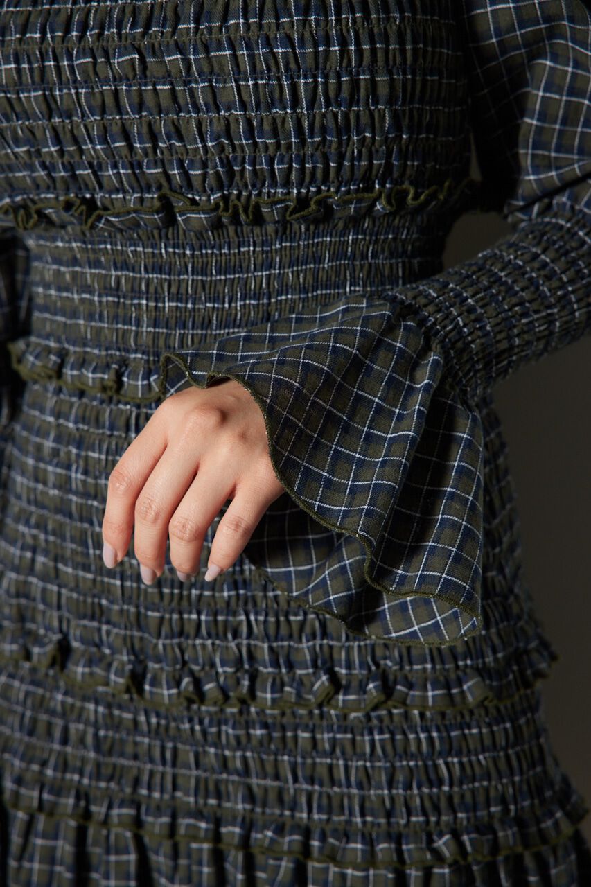 rienda「シャーリングタイトミニワンピース」|ワンピース|