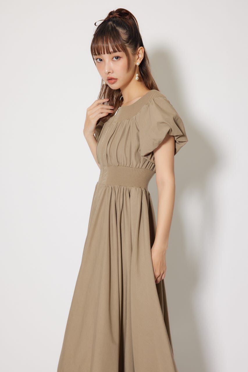 rienda「MA-1オフショルフレアワンピース」|ワンピース|