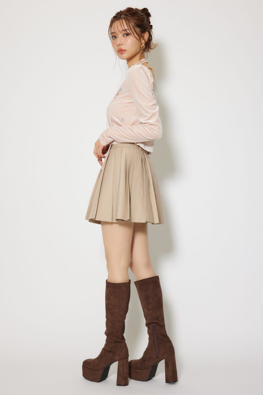 rienda「プリーツジャストウエストスカート」|スカート|