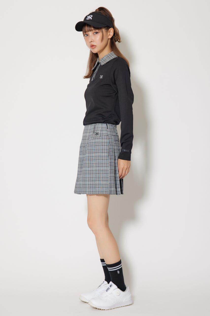 rienda「襟付きコンパクトカットトップス」|Tシャツ・カットソー|