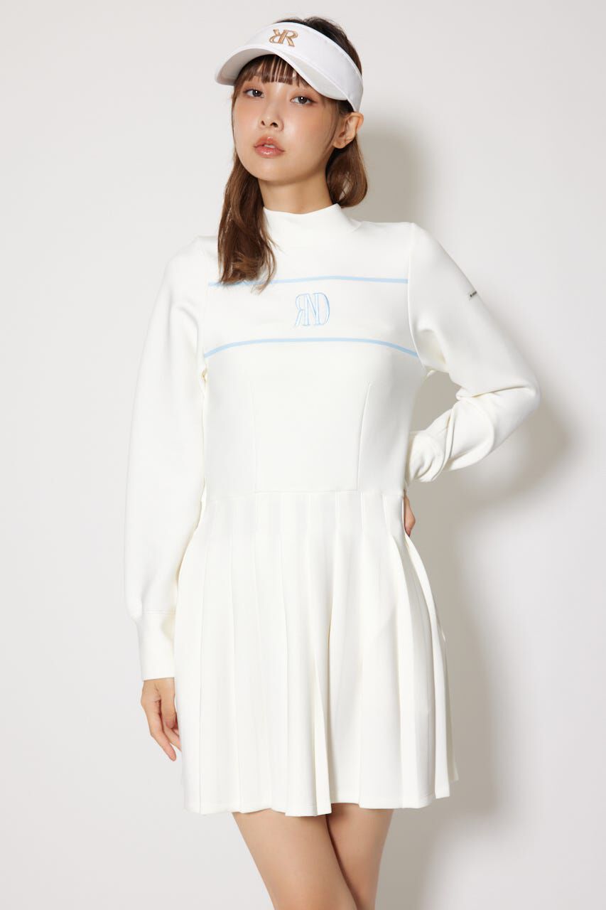 rienda「バックリボンRNDロゴカットワンピース」|ワンピース|