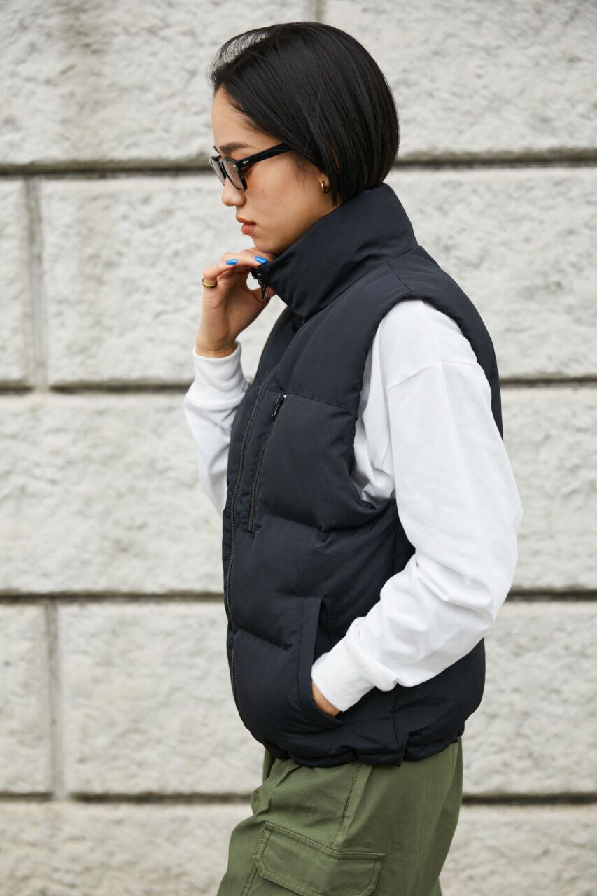 RODEO CROWNS「ナイロン中綿ベスト_M」|ダウンベスト・ベスト|