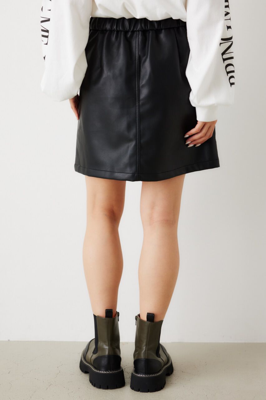 RODEO CROWNS「フェイクレザーミニスカート」|スカート|