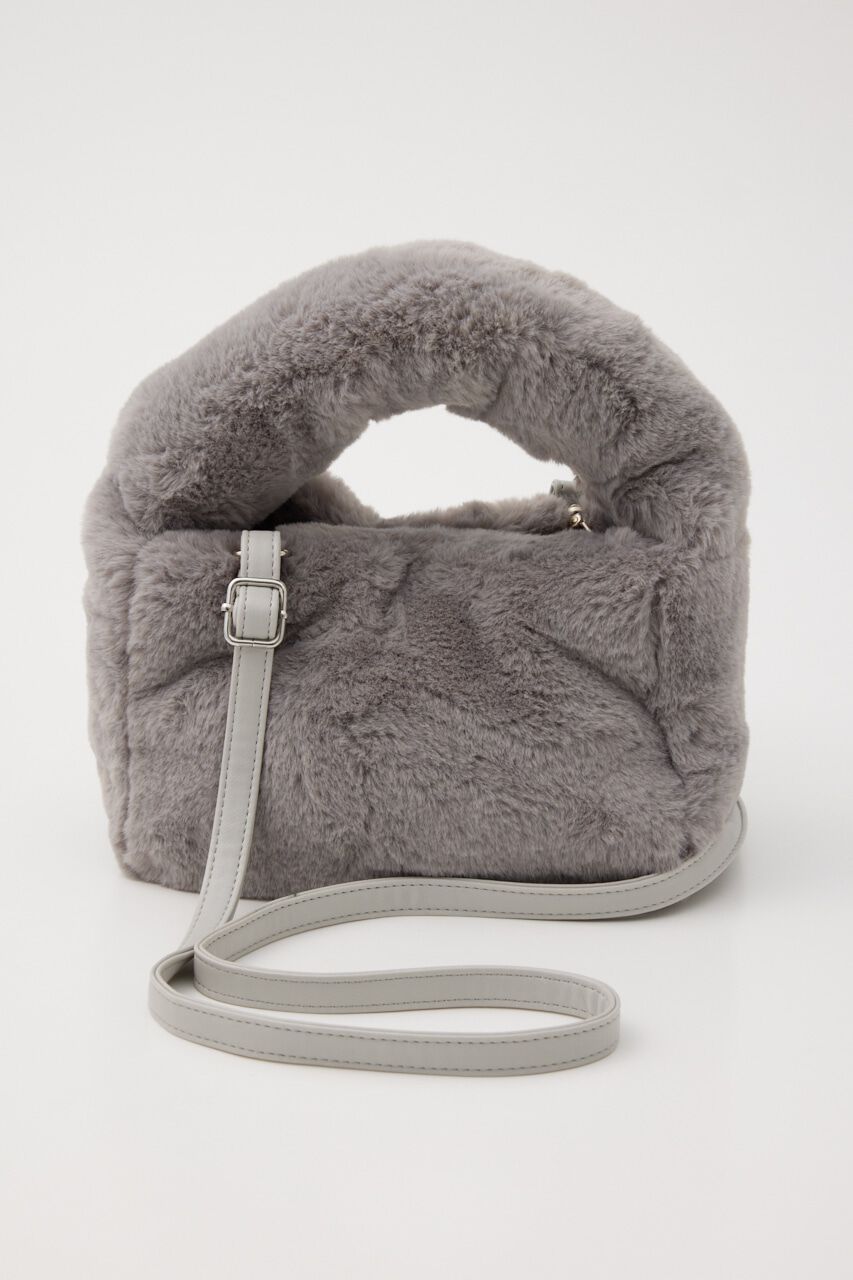 RODEO CROWNS「フェイクファーハンドバッグ」|その他|GRY