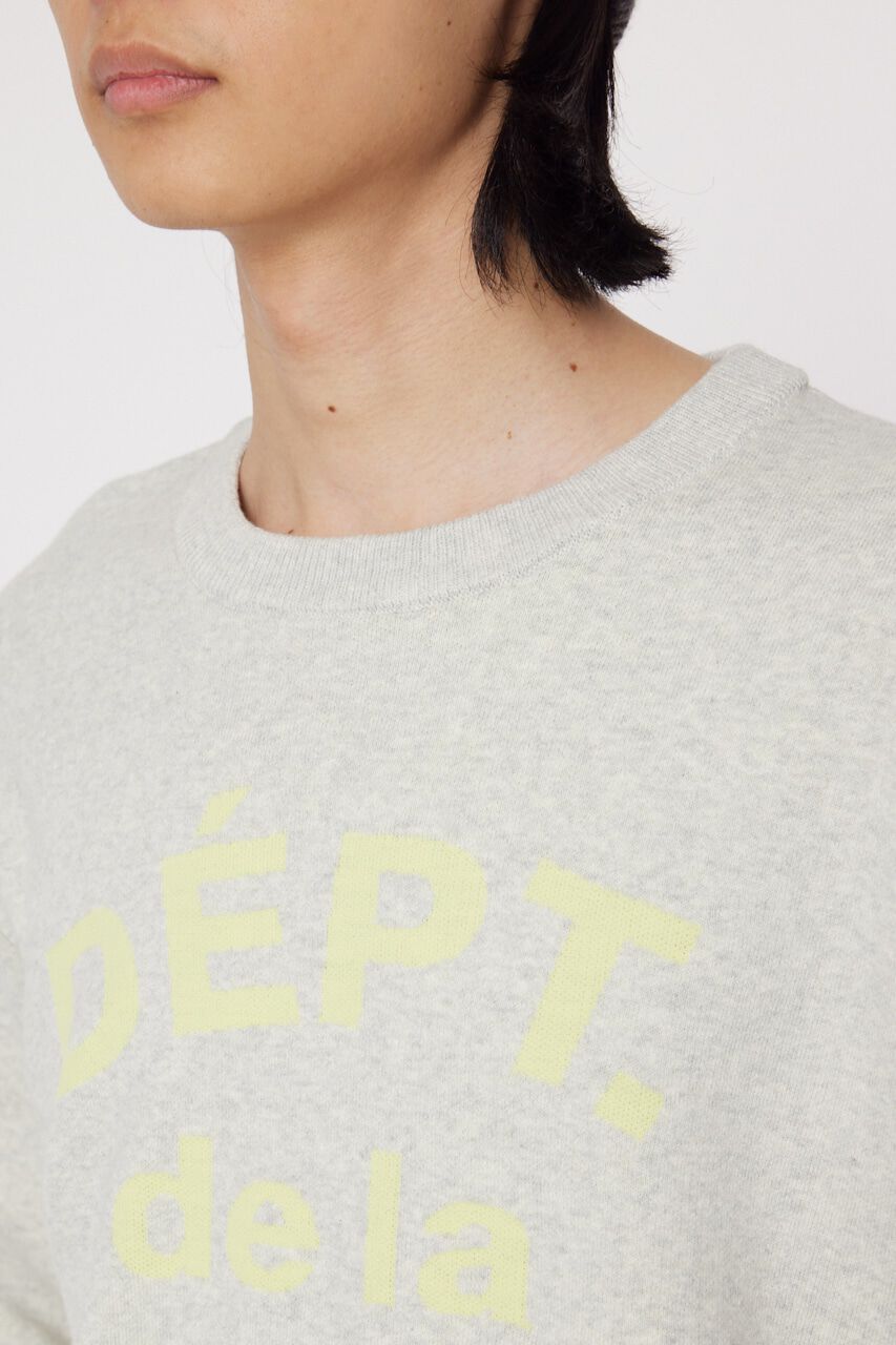 RODEO CROWNS「メンズスウェットライクジャガードニットトップス」|ニット・セーター|