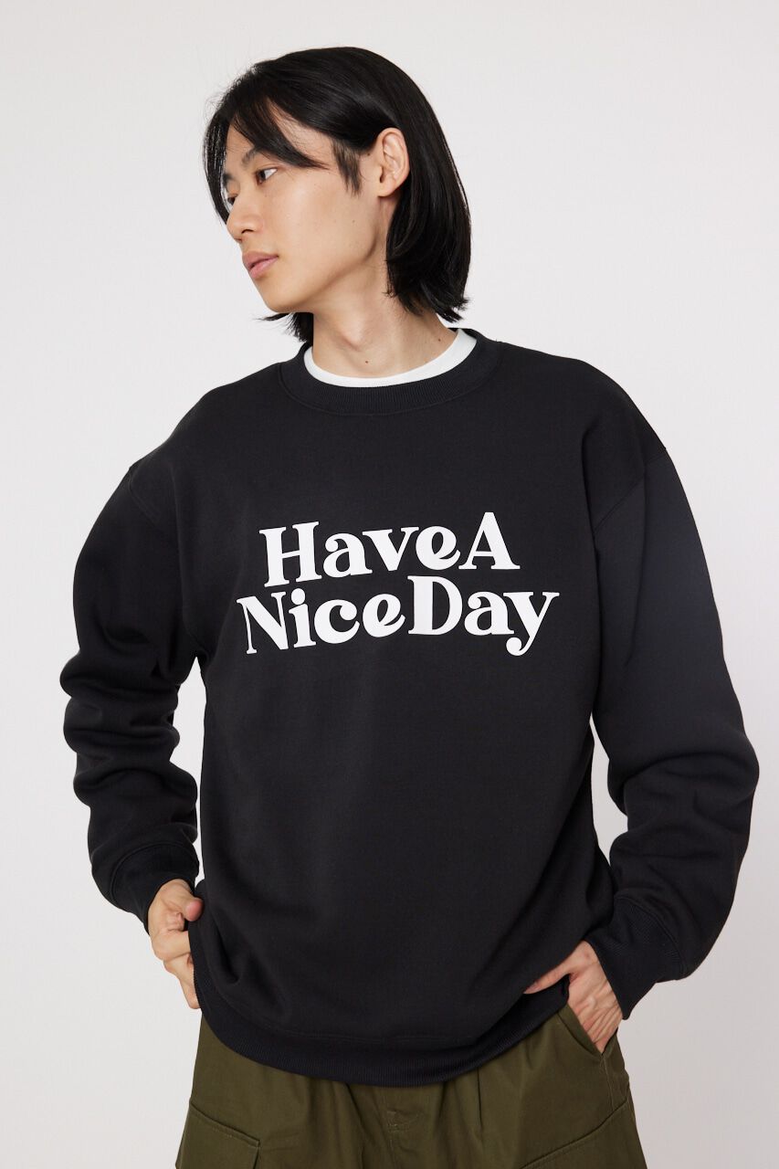 RODEO CROWNS「HAVE A スウェットトップス」|Tシャツ・カットソー|BLK