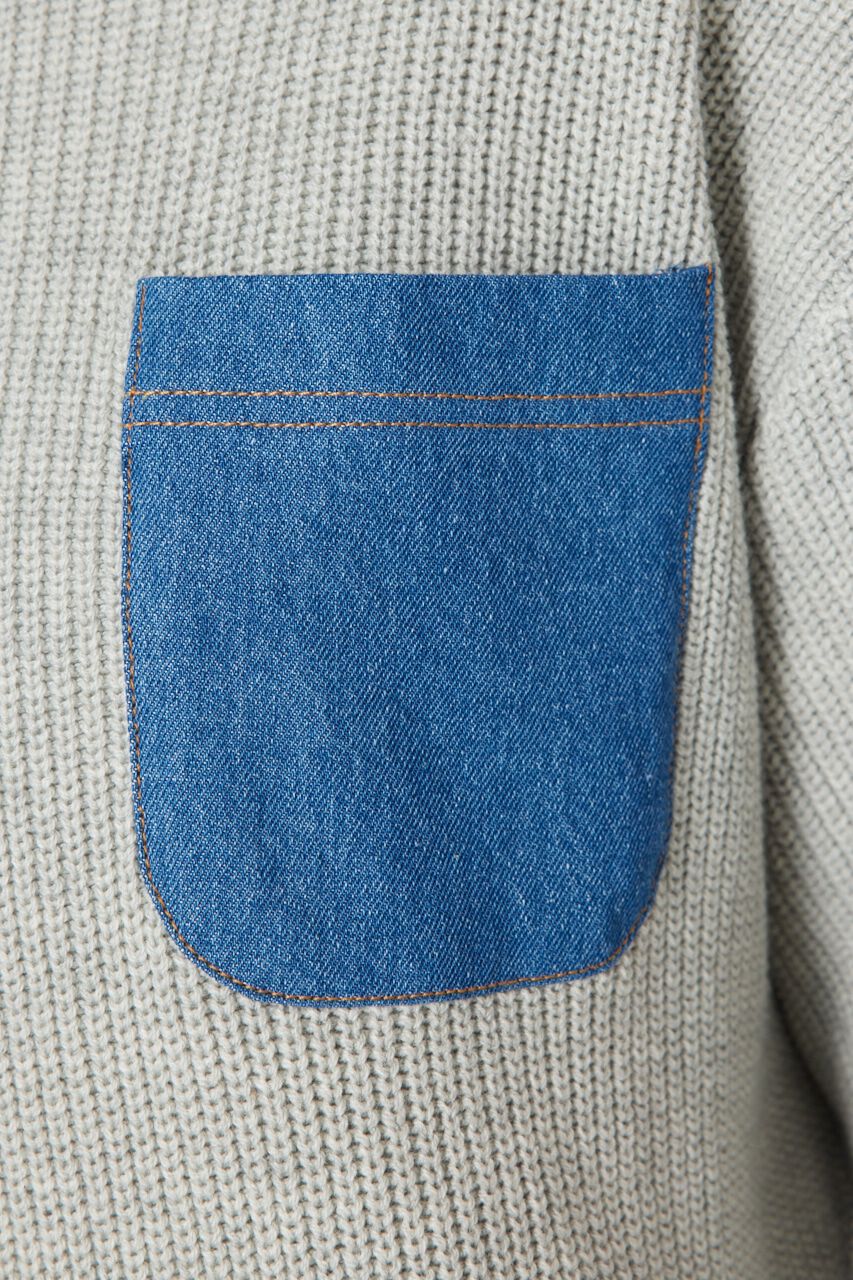 RODEO CROWNS「デニムドッキングニットワンピース」|ワンピース|