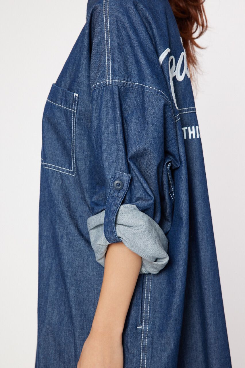 RODEO CROWNS「カラーステッチシャツワンピース」|ワンピース|