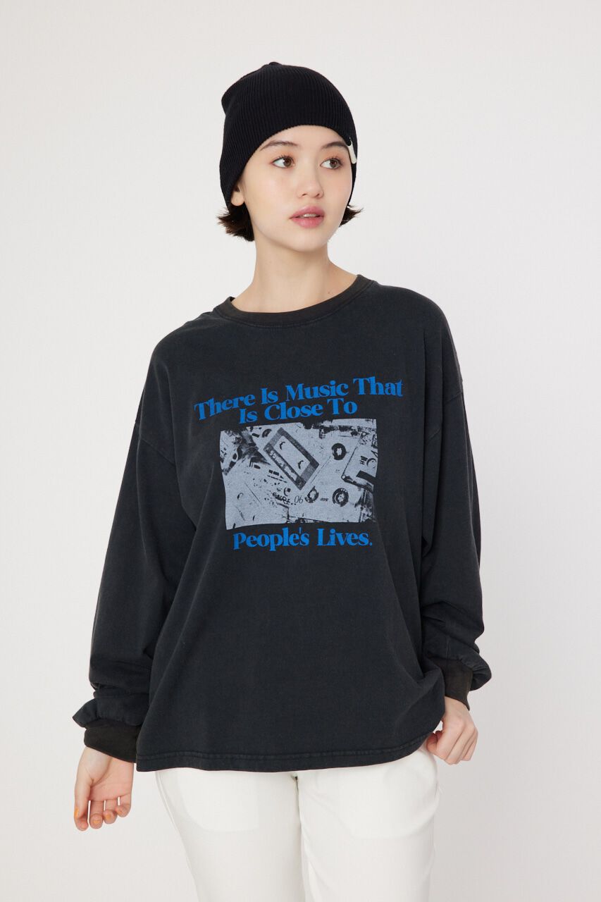 RODEO CROWNS「カセットフォト L/S Tシャツ」|Tシャツ・カットソー|