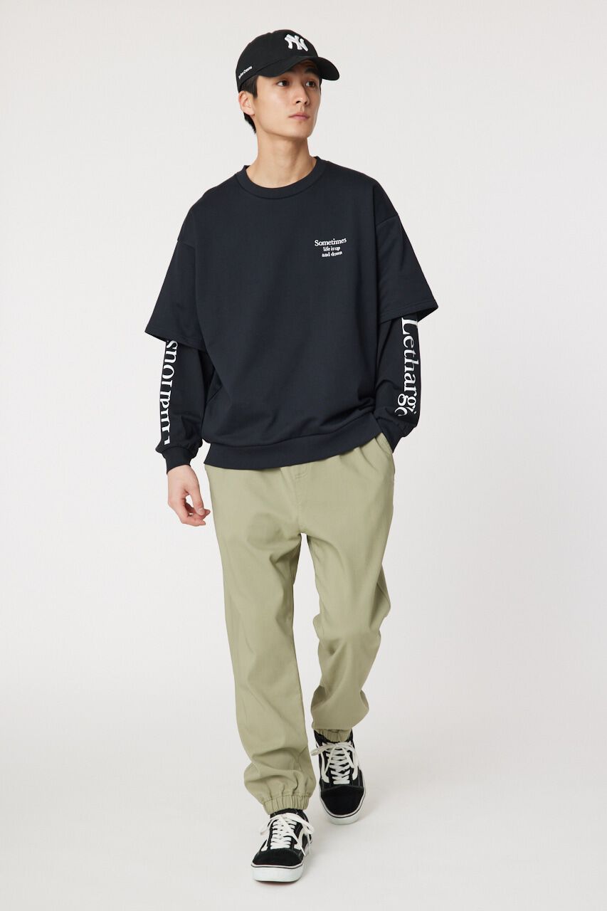 RODEO CROWNS「ミニ裏毛Sometimesレイヤードライクトップス」|Tシャツ・カットソー|