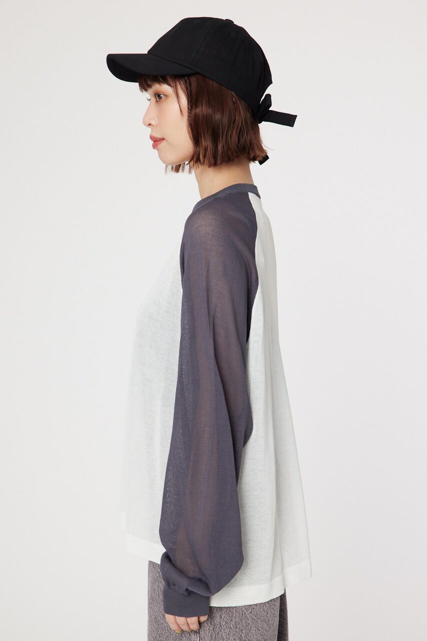 RODEO CROWNS「シアーラグランニットトップス」|ニット・セーター|