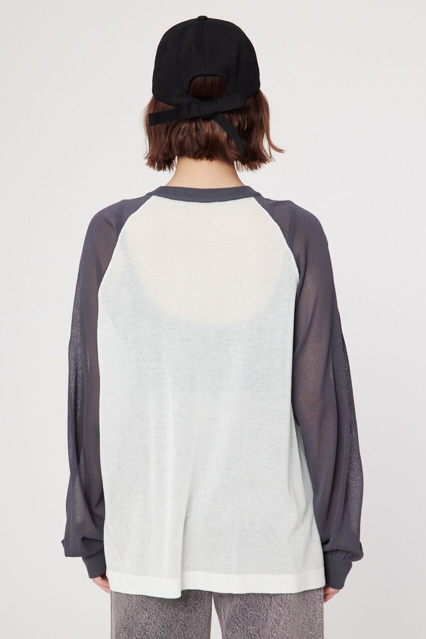 RODEO CROWNS「シアーラグランニットトップス」|ニット・セーター|