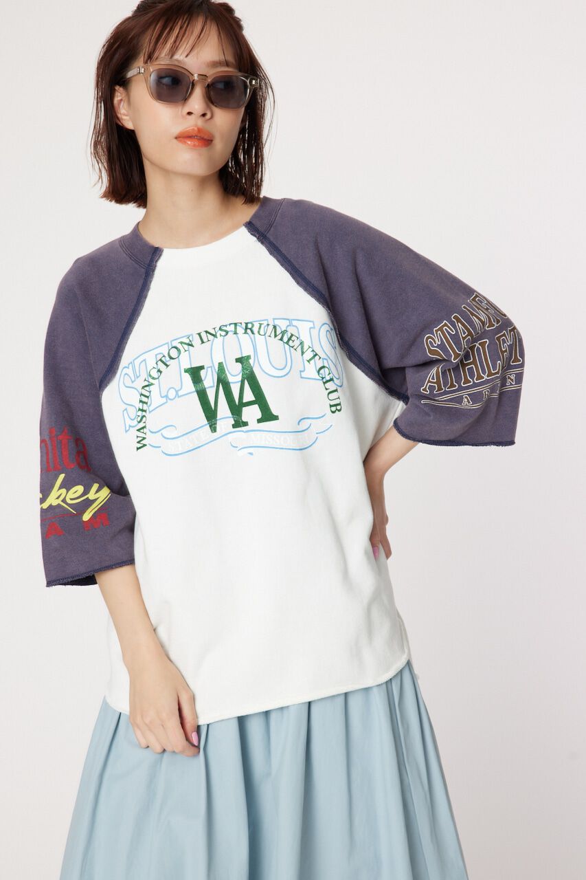 RODEO CROWNS「リメイクラグラントップス」|Tシャツ・カットソー|柄WHT5