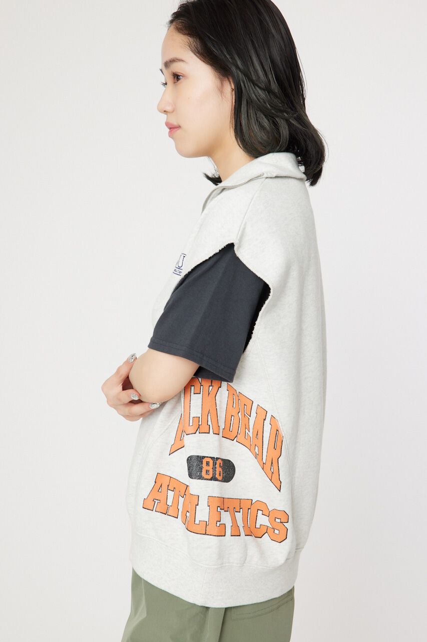 RODEO CROWNS「リメイクハーフジップベスト」|Tシャツ・カットソー|